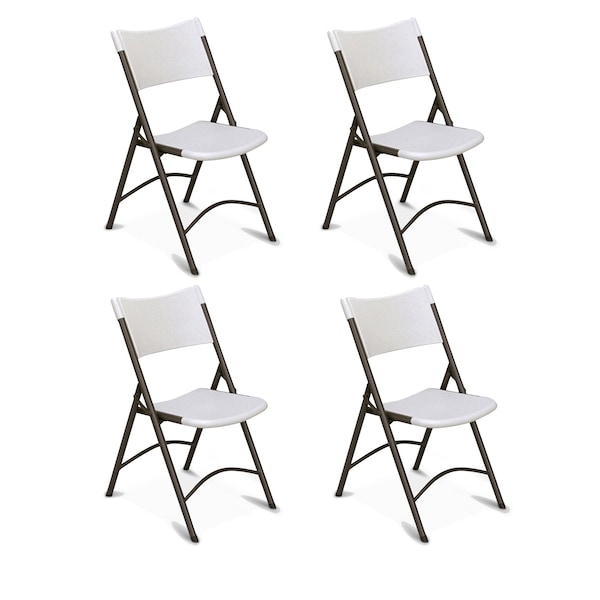 Correll Blow Molded Folding Chairs, Gray, PK4 RC400-23 - main